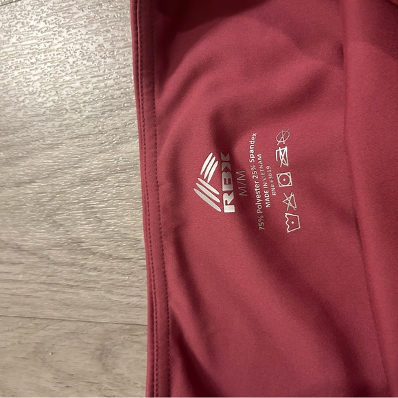 RBX Women's Burgundy Bike Shorts - Picture 2 of 2